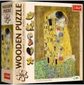 Trefl. Puzzle drewniane 200. Pocałunek Gustav Klimt - tantis.pl