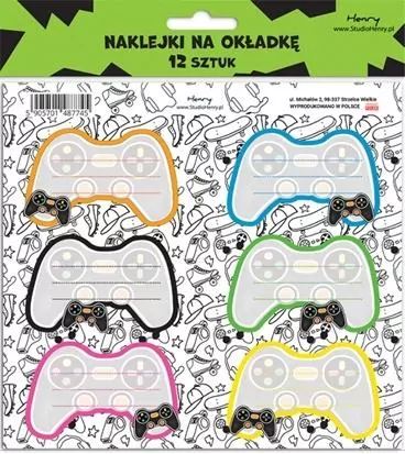 Naklejki na zeszyty - Pad - tantis.pl