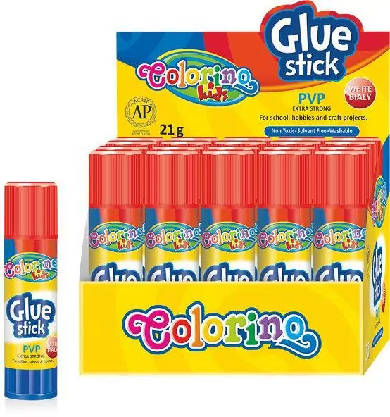 Patio. Klej w sztyfcie PVP 21g. Colorino Kids, 1 sztukę - tantis.pl