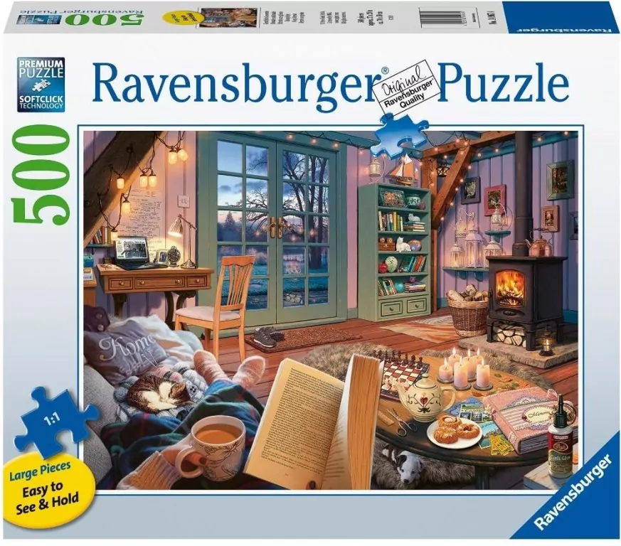 Puzzle 2D: Przytulne miejsce 500el - tantis.pl