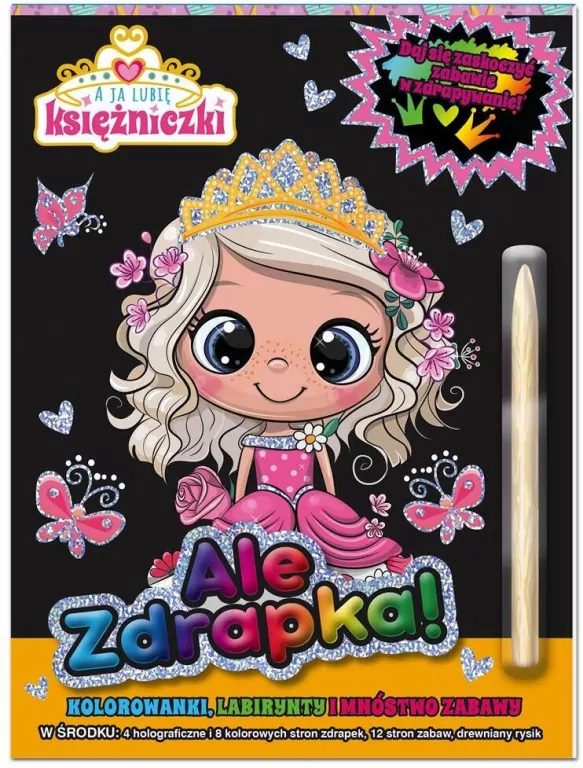 A ja lubię księżniczki Ale zdrapka! cz. 1 - tantis.pl