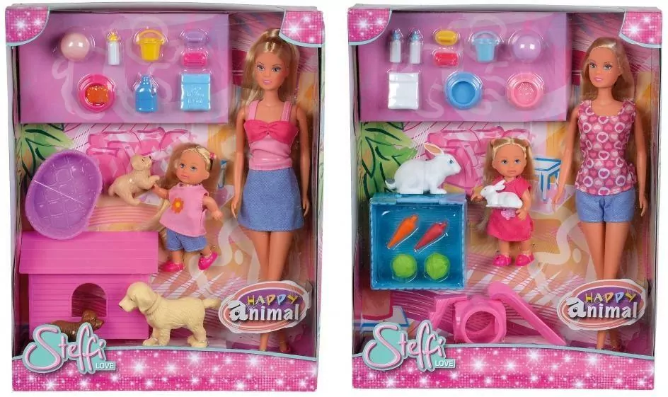 Steffi i Evi ze zwierzątkami, różne rodzaje - tantis.pl