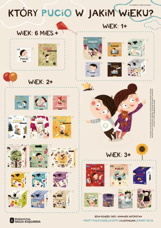 Pucio. Zabawy gestem i dźwiękiem. Uczę się mówić - tantis.pl