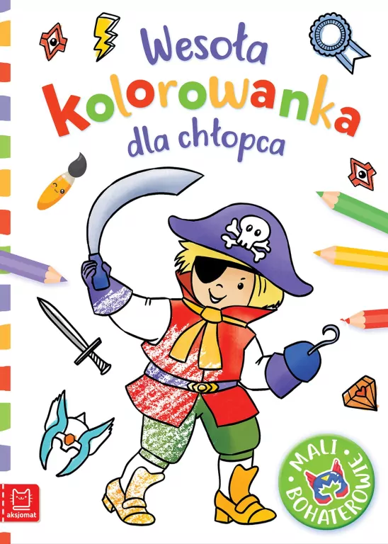 Wesoła kolorowanka dla chłopca. Mali bohaterowie - tantis.pl
