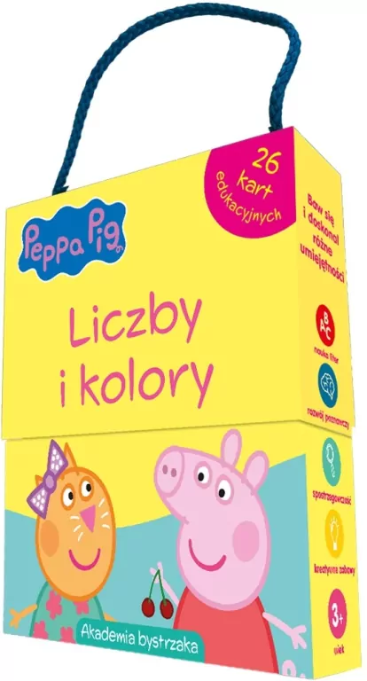 Świnka Peppa. Liczby i kolory. Karty edukacyjne - tantis.pl