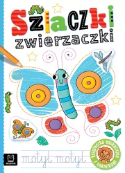 Szlaczki zwierzaczki edukacyjne z naklejkami