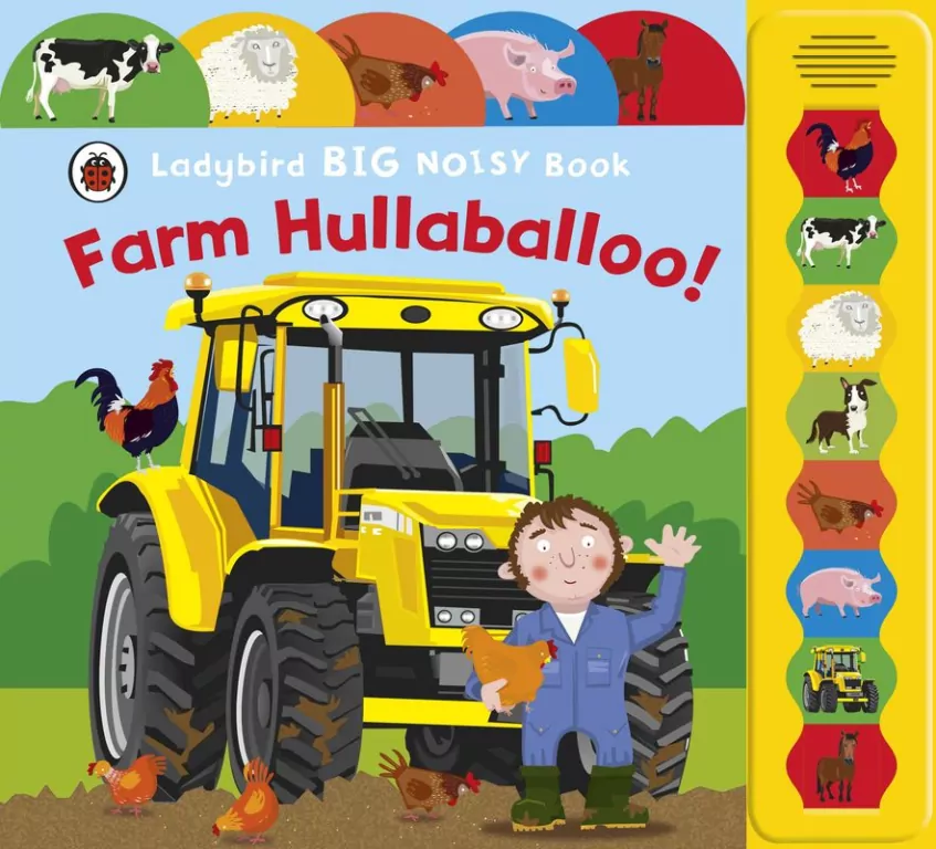 Farm Hullabaloo! Ladybird Big Noisy Book wer. angielska - tantis.pl