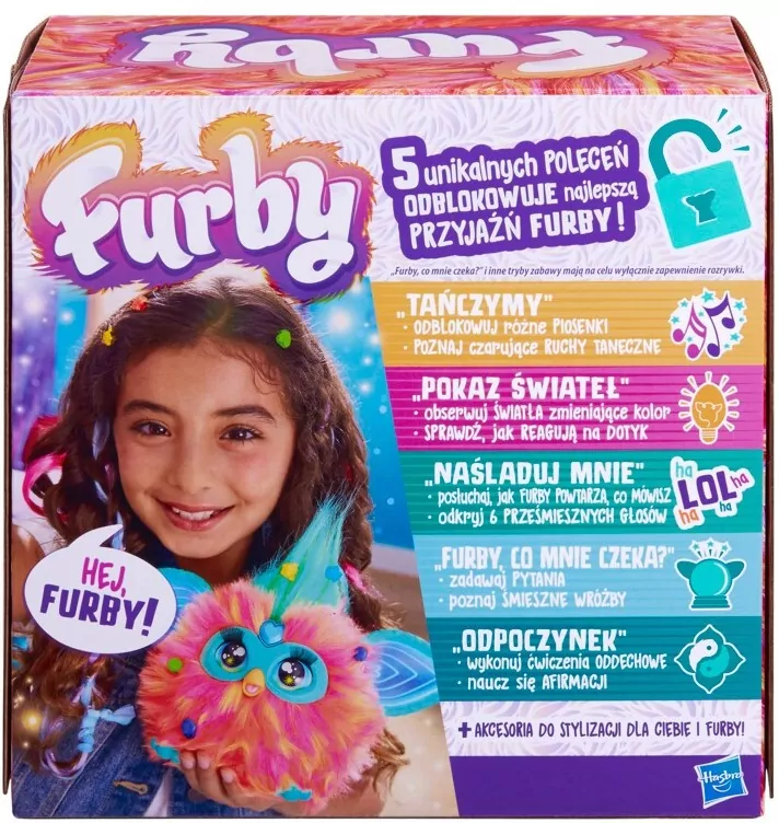 Interaktywna maskotka koralowa. Furby 2.0 - tantis.pl