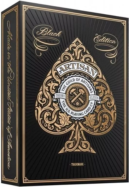 Karty Artisan czarne - tantis.pl