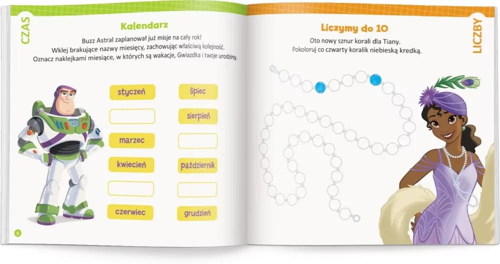 Elementarz matematyczny. Ćwiczenia. Disney Uczy - tantis.pl