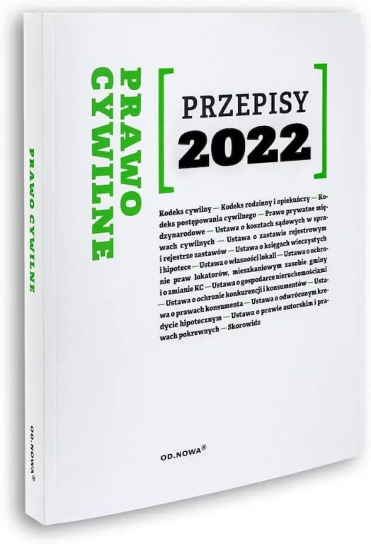 Przepisy 2022. Prawo cywilne - tantis.pl