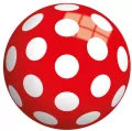 Piłka perłowa Kropki 23 cm - tantis.pl