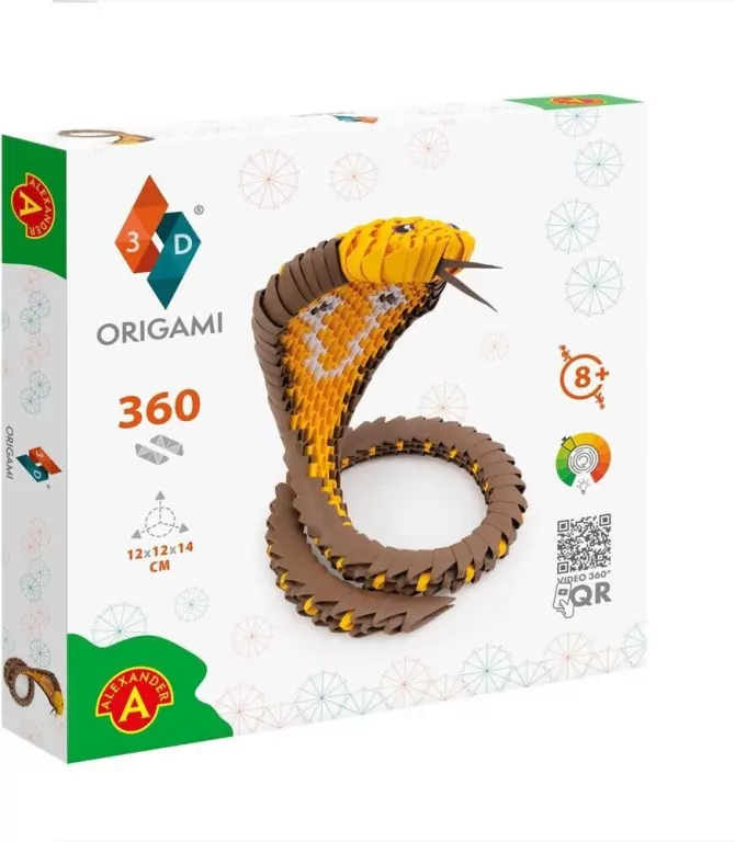 Origami 3D. Kobra - tantis.pl