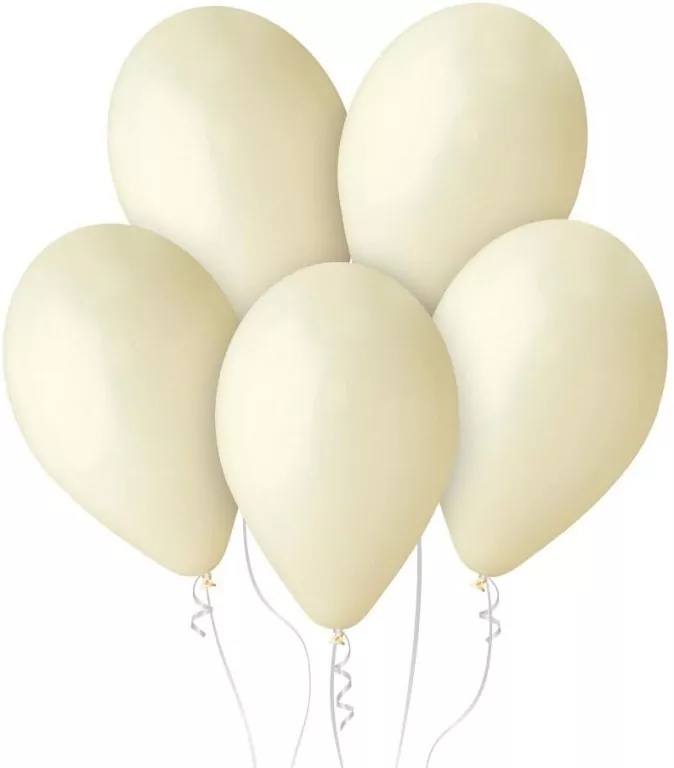 Balony Gemar pastel kość słowniowa 33cm 50szt - tantis.pl