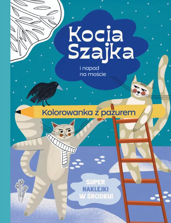 Kocia Szajka i napad na moście. Kolorowanka - tantis.pl