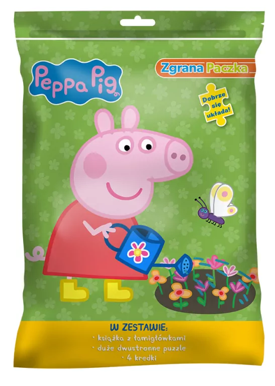 Peppa Pig. Peppa gra w zielone! Zgrana paczka. Cz.3 - tantis.pl