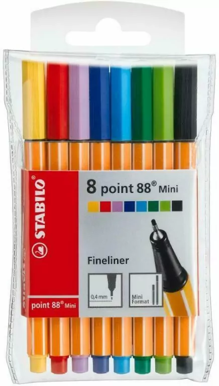 Cienkopis Point Mini. 8 kolorów - tantis.pl