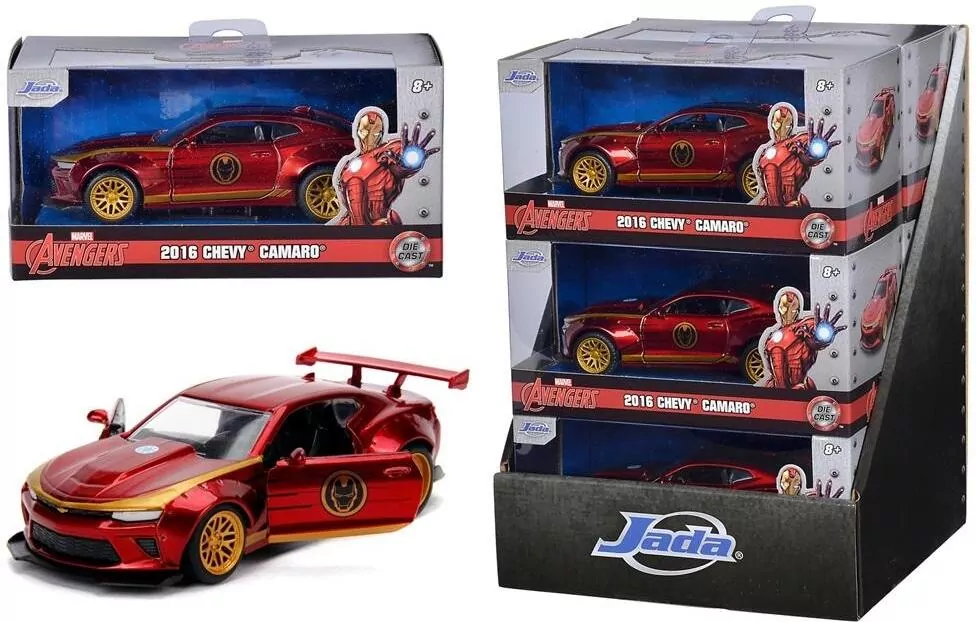 Marvel Avengers Iron Man 1:32 Chevrolet Camaro - tantis.pl