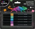 Markery metaliczne 5 kolorów KIDEA - tantis.pl