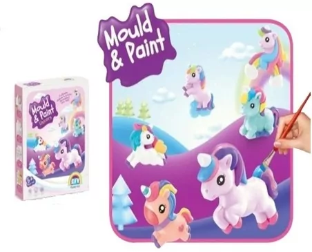 Figurki gipsowe jednorożce do malowania - tantis.pl