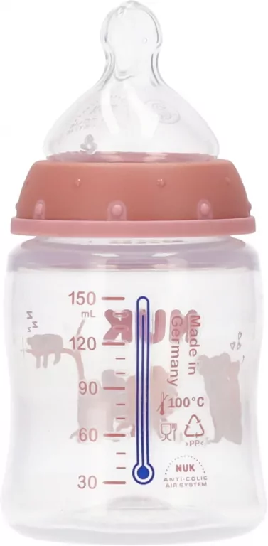 NUK. First Choice. Butelka z silionowym smoczkiem. 150 ml. Koala - tantis.pl