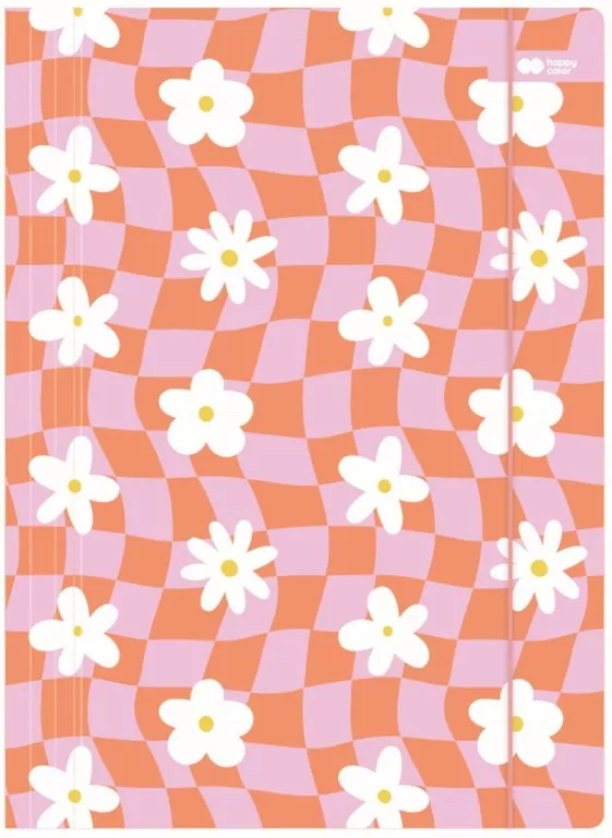 Paczka Teczka A4+ kartonowa z gumką BLOOM-Pastel Happy Color 10 szt. - tantis.pl