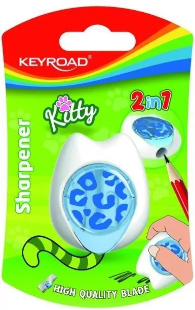 Temperówka plastikowa pojedyncza z gumką , mix - tantis.pl