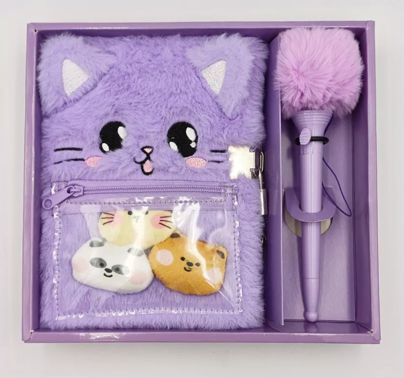 Pamiętnik z długopisem Kotek STnux - tantis.pl