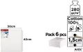 Podobrazie 30x40x1,5cm 280G/m2 (6szt) - tantis.pl
