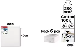 Podobrazie 30x40x1,5cm 280G/m2