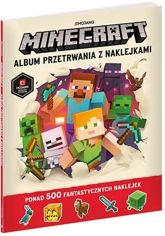 Minecraft. Album przetrwania z naklejkami - tantis.pl
