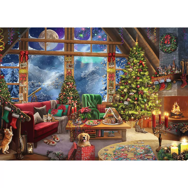 Puzzle 2x500 XMAS TREFL - tantis.pl
