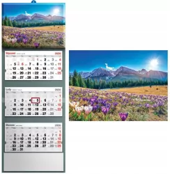 Kalendarz 2026 trójdzielny krajobraz