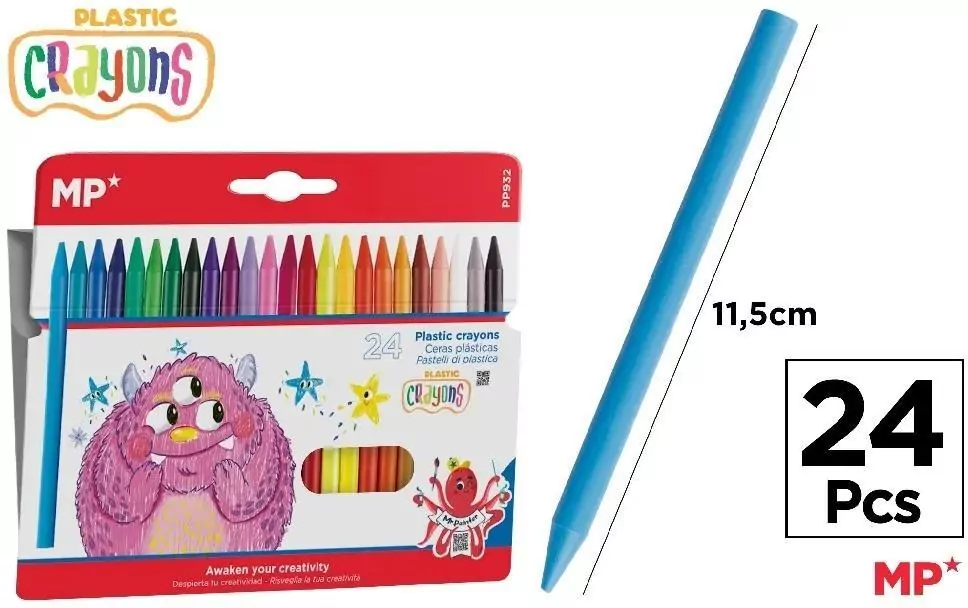 Kredki woskowe 24 kolory - tantis.pl