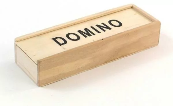 Domino drewniane w pudełku - tantis.pl