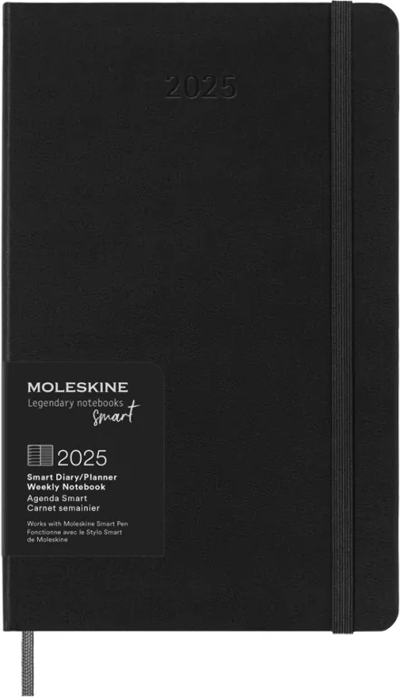 Kalendarz 2025 tygodniowy Smart L TW czarny - tantis.pl