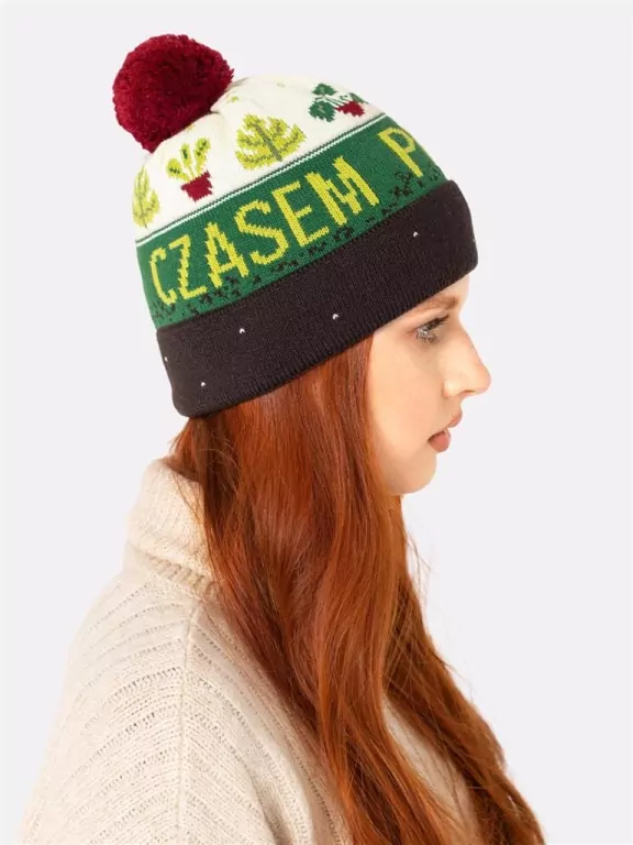 Czapka zimowa Czasem przesadzam - tantis.pl