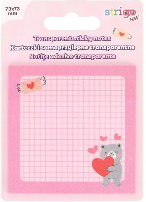 Karteczki samoprzylepne 73x73mm 50K różowe - tantis.pl