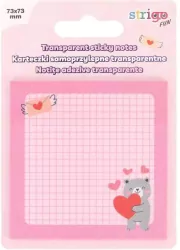 Karteczki samoprzylepne 73x73mm 50K różowe