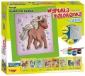 Wypukła malowanka Kucyk Quarter + gra memory - tantis.pl