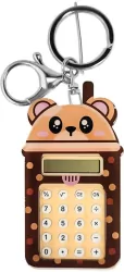 Brelok kalkulator akrylowy miś