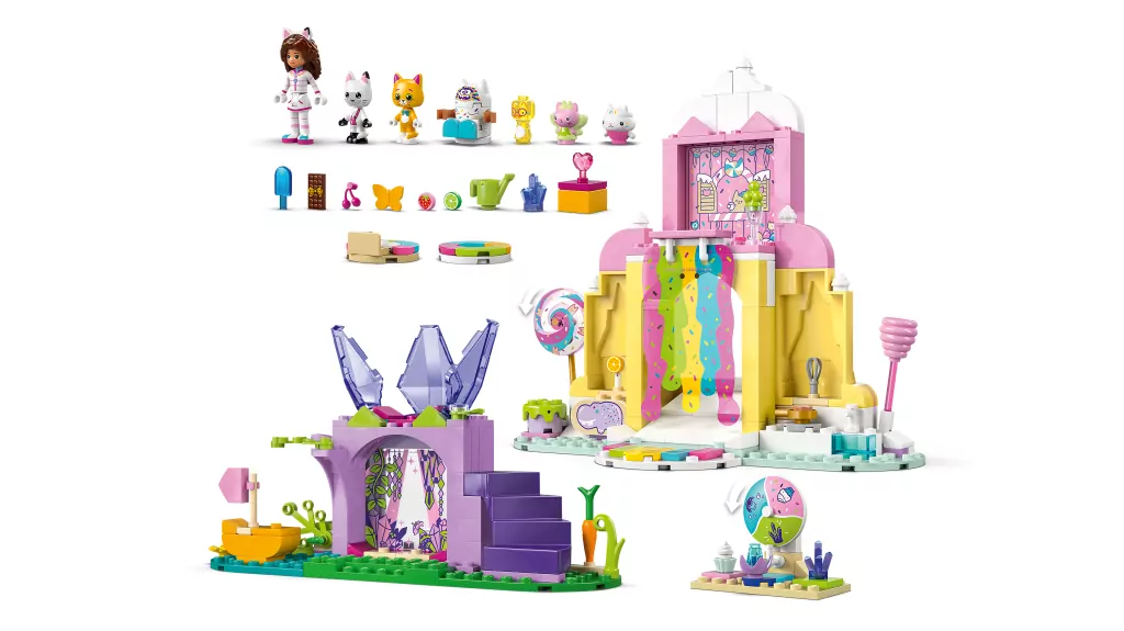 LEGO® Koci domek Gabi. Łakociowa Góra i Kiciowy Ogródek. 11205 - tantis.pl