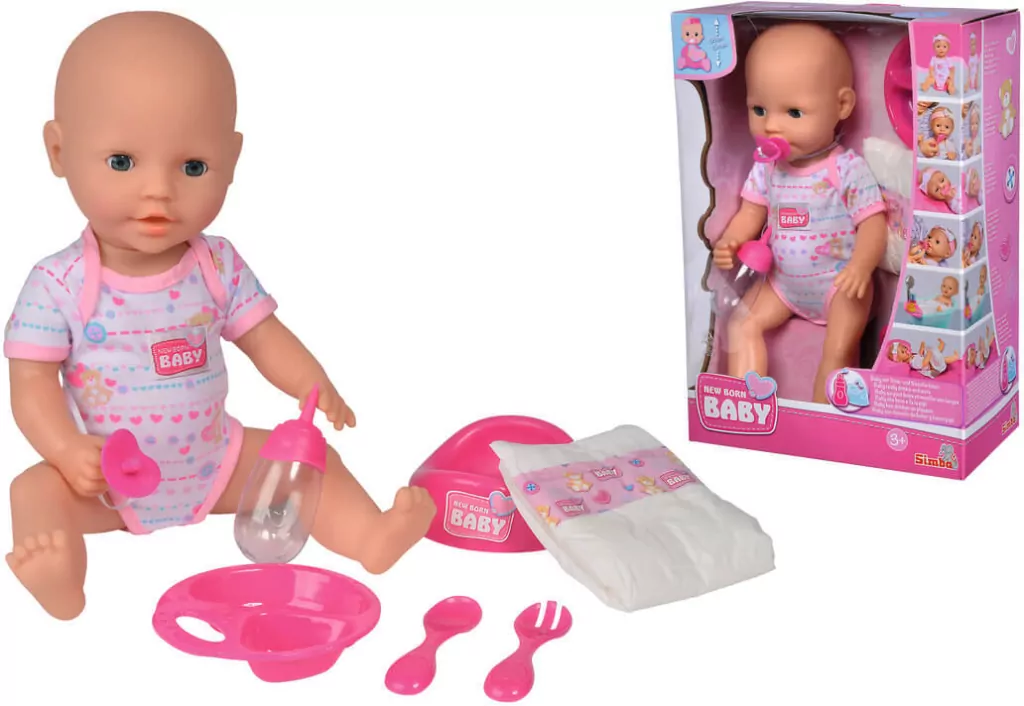 Lalka z akcesoriami New Born Baby - tantis.pl
