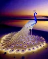 *****Diamentowa mozaika Paw na plaży 2002543 25436 - tantis.pl