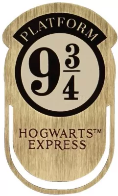 Harry Potter Zakładka metalowa Peron 9 i 3/4