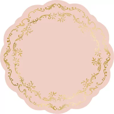 Podkładki pod talerze brudny róż 35cm 6szt - tantis.pl