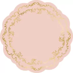 Podkładki pod talerze brudny róż 35cm