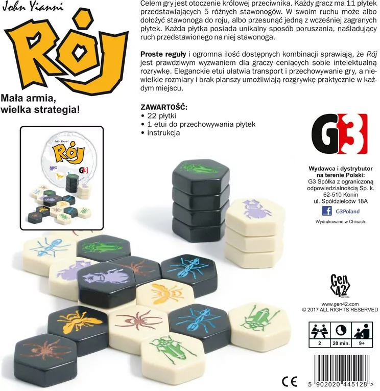 Gra Rój. Mała armia, wielka strategia - tantis.pl