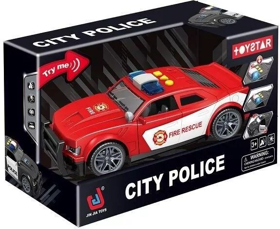 Policja 23cm czerwona ze światłem i dźwiękiem - tantis.pl