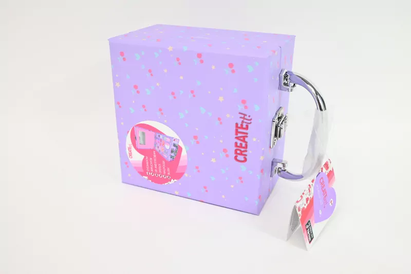 CREATE IT! kuferek fioletowydo makijażu 884506B /6 - tantis.pl